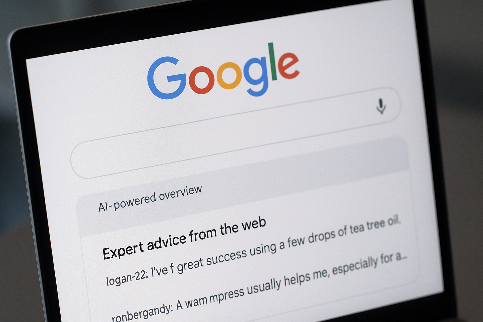 In-article visual 1 for Google's AI search now includes 'expert advice' from Reddit
